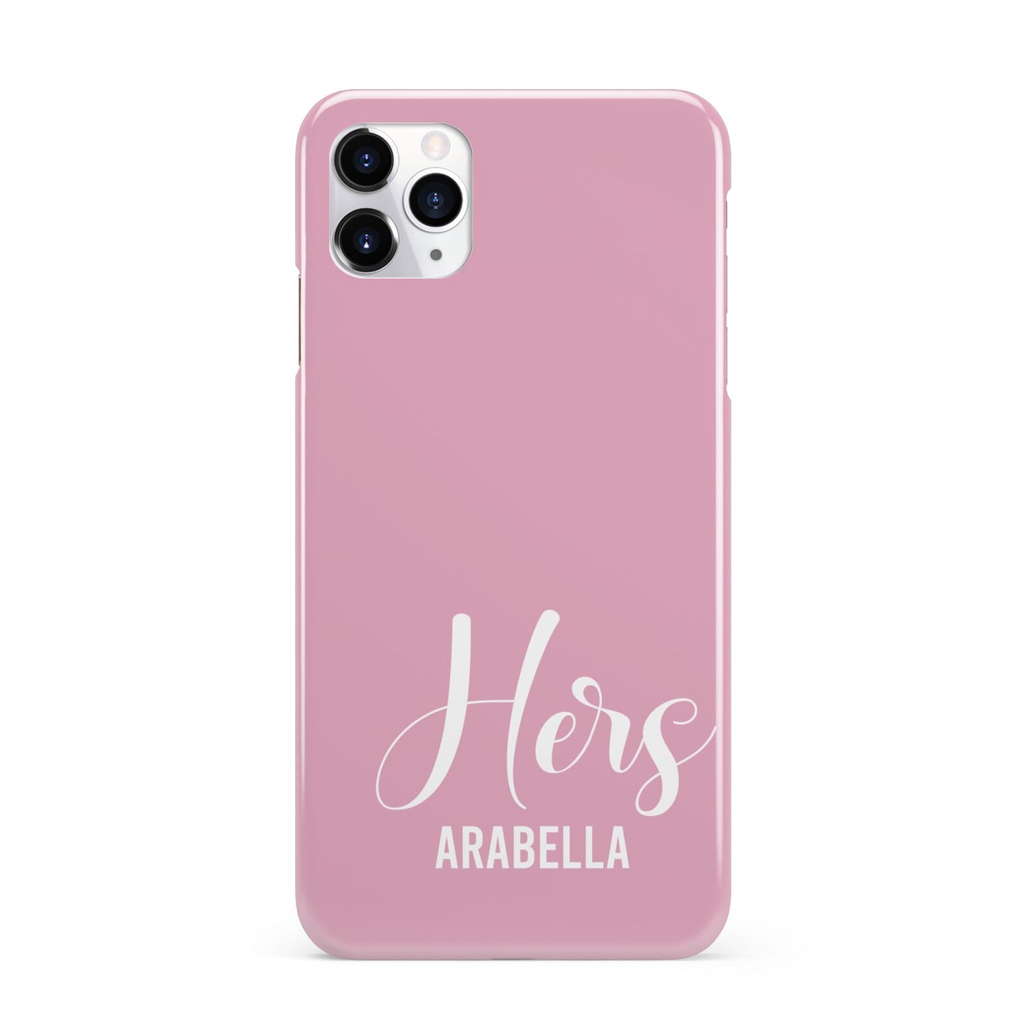 His or Hers Personalised iPhone 11 Pro Max 3D Snap Case