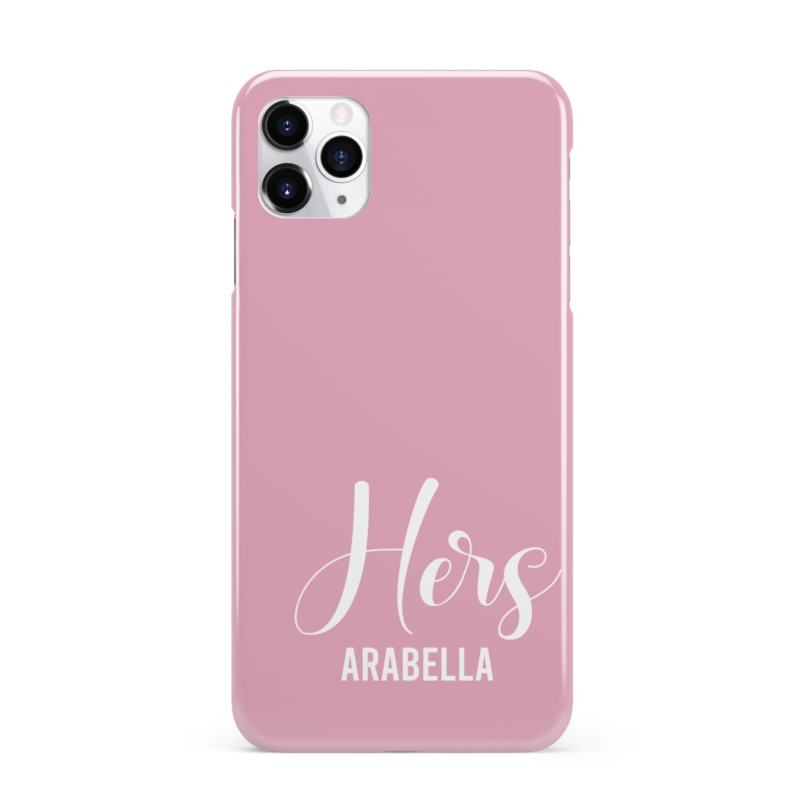 His or Hers Personalised iPhone 11 Pro Max 3D Snap Case