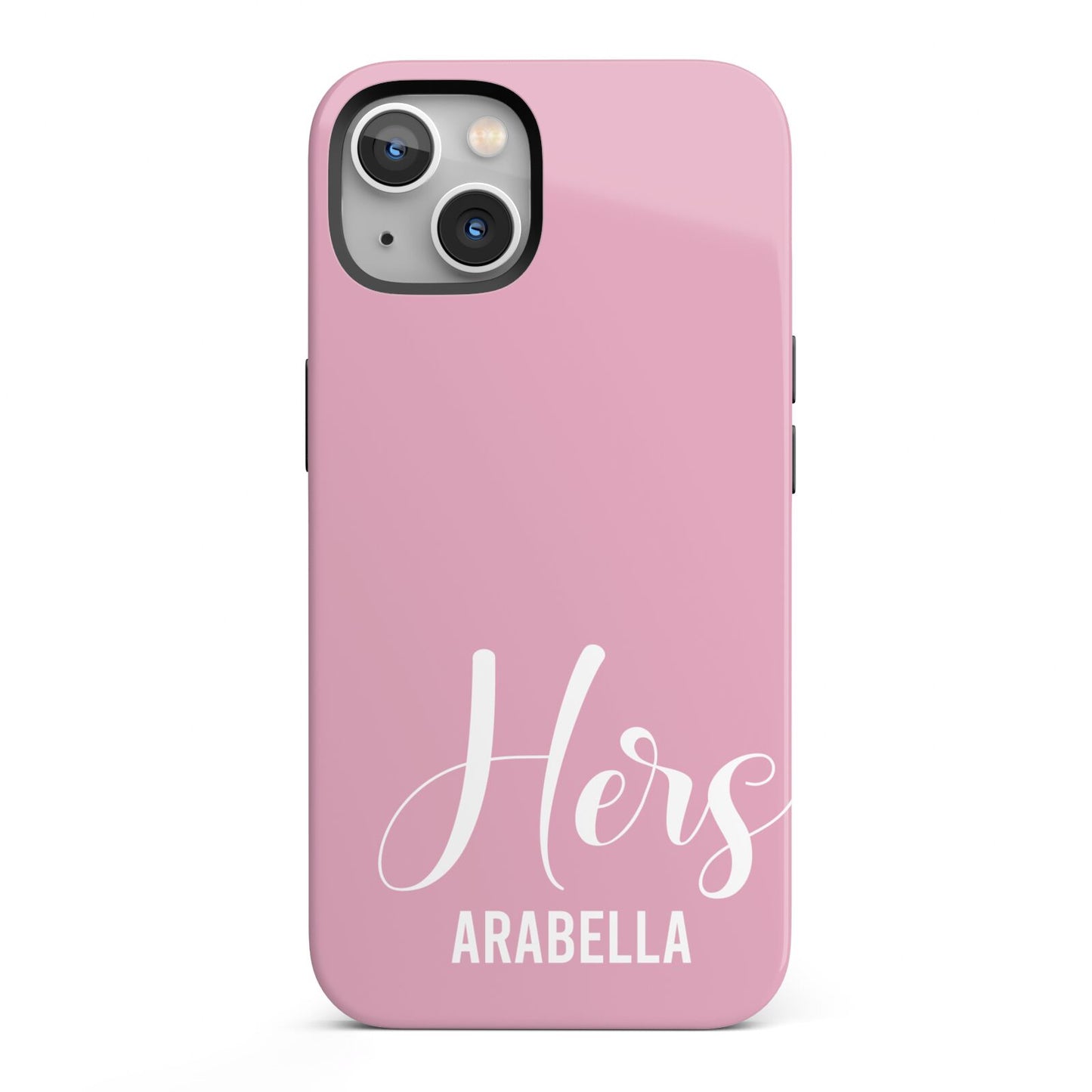 His or Hers Personalised iPhone 13 Full Wrap 3D Tough Case
