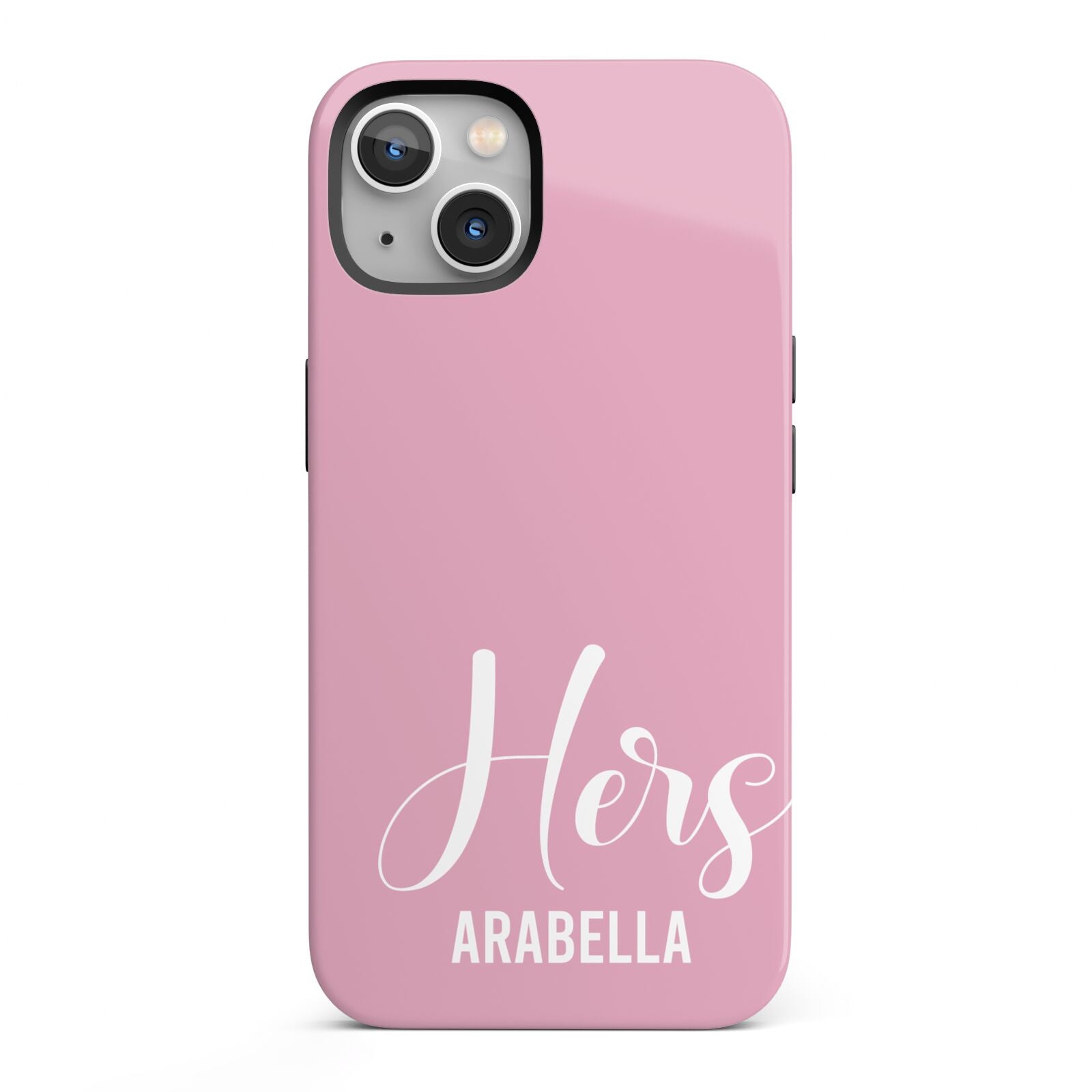 His or Hers Personalised iPhone 13 Full Wrap 3D Tough Case