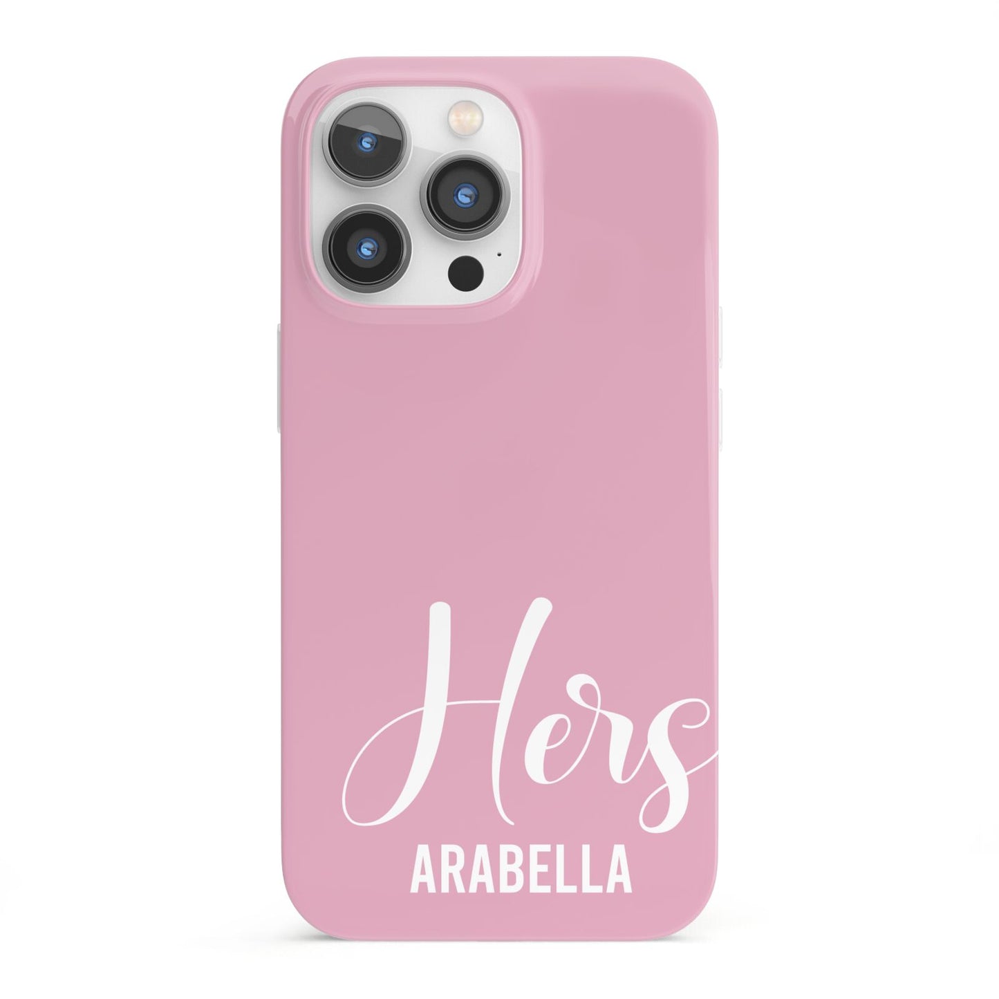 His or Hers Personalised iPhone 13 Pro Full Wrap 3D Snap Case