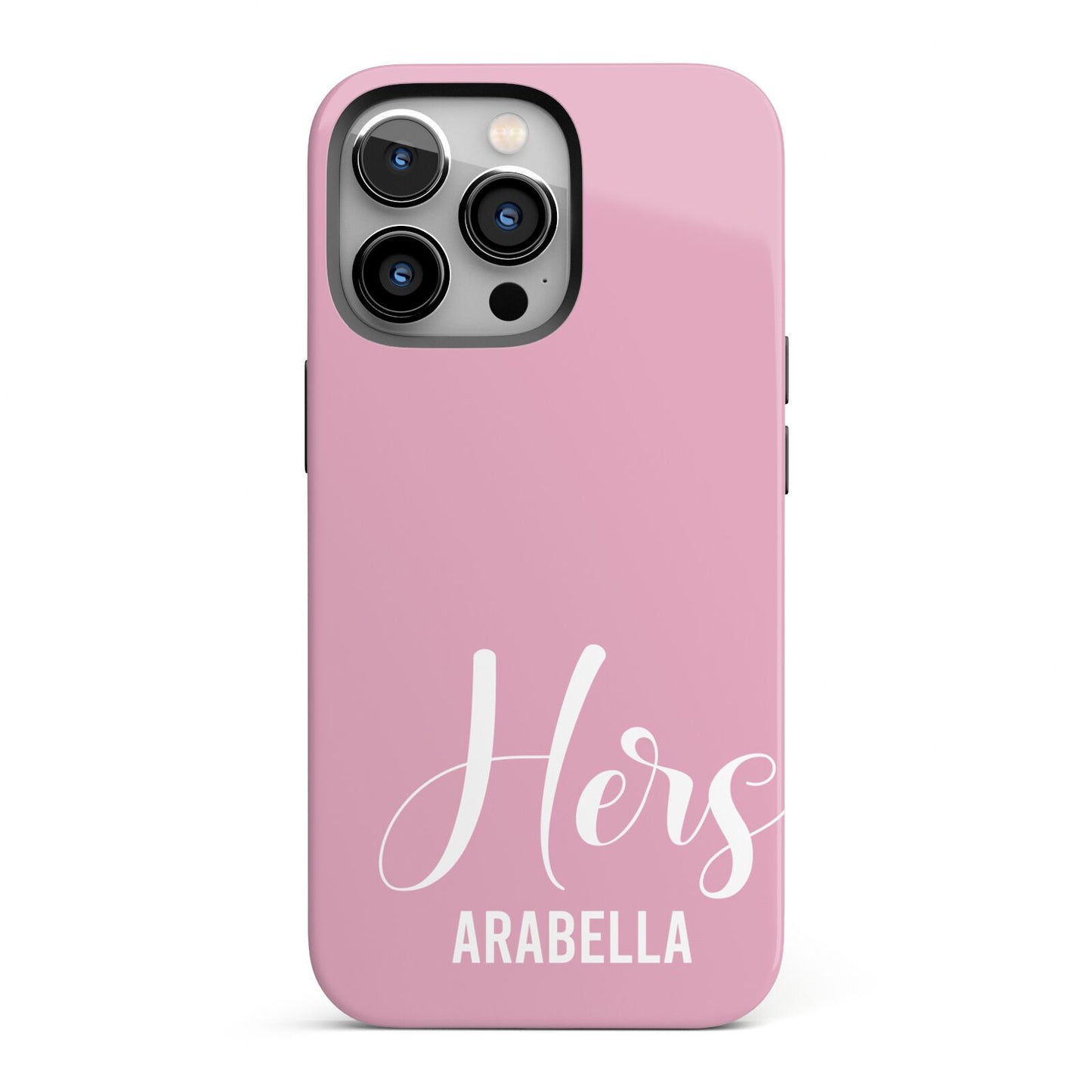 His or Hers Personalised iPhone 13 Pro Full Wrap 3D Tough Case