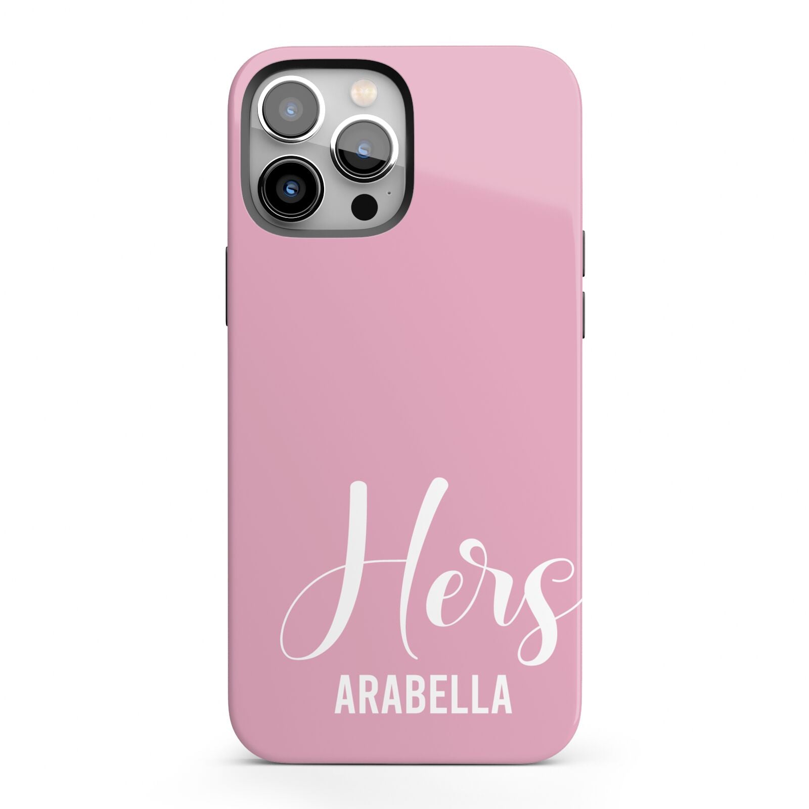 His or Hers Personalised iPhone 13 Pro Max Full Wrap 3D Tough Case