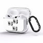 Ho Ho Ho Photo Upload Christmas AirPods Pro Clear Case Side Image