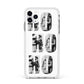 Ho Ho Ho Photo Upload Christmas Apple iPhone 11 Pro Max in Silver with White Impact Case