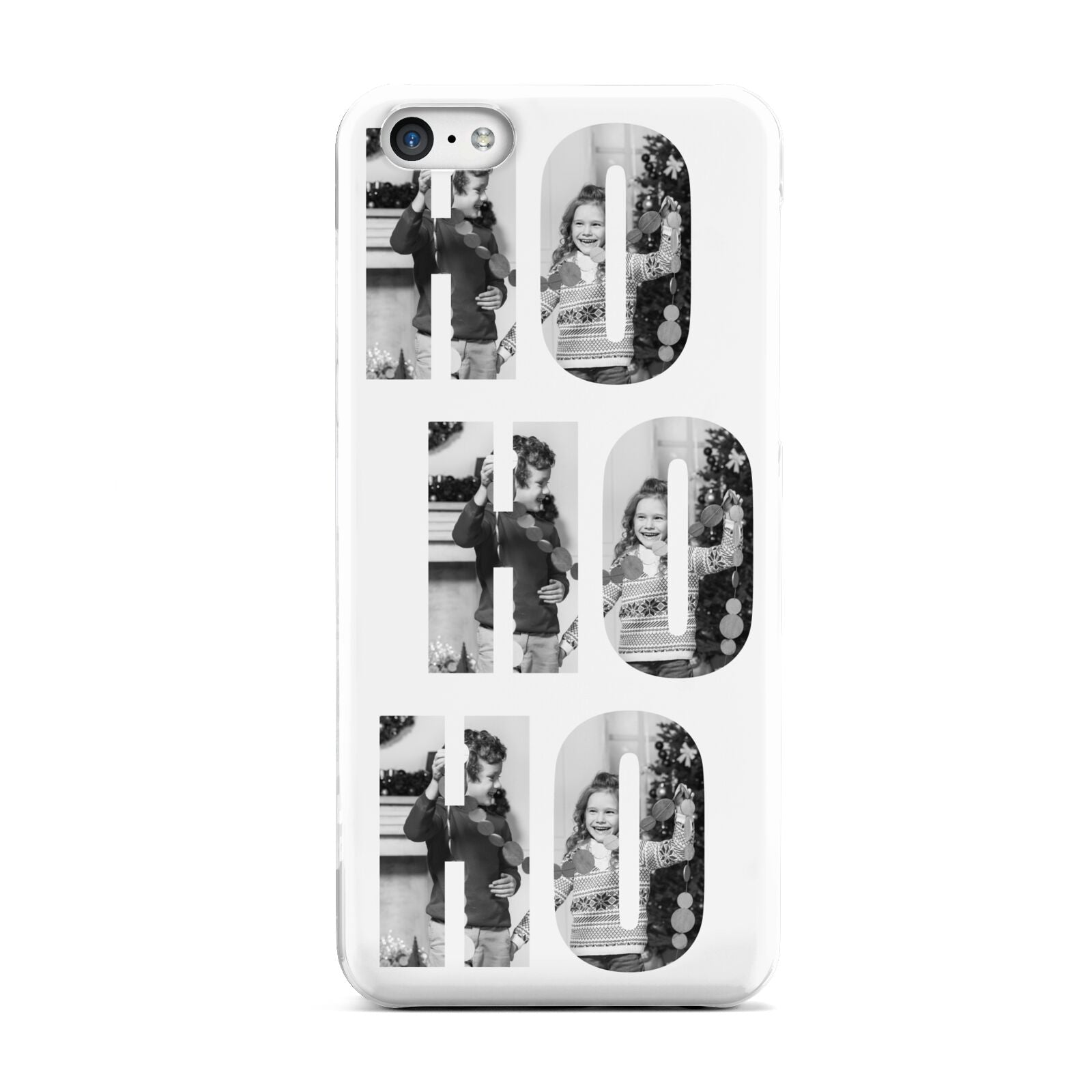 Ho Ho Ho Photo Upload Christmas Apple iPhone 5c Case