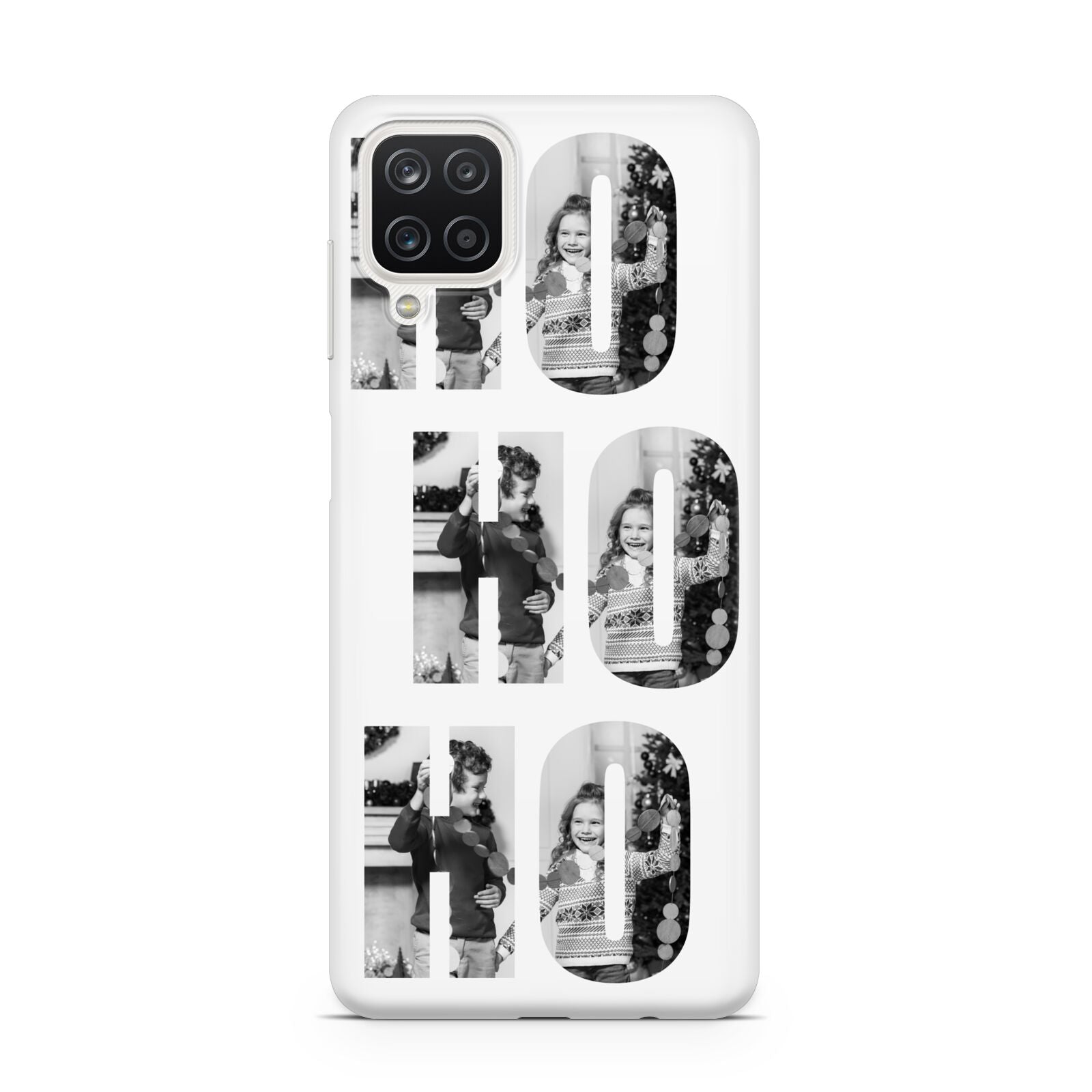 Ho Ho Ho Photo Upload Christmas Samsung M12 Case