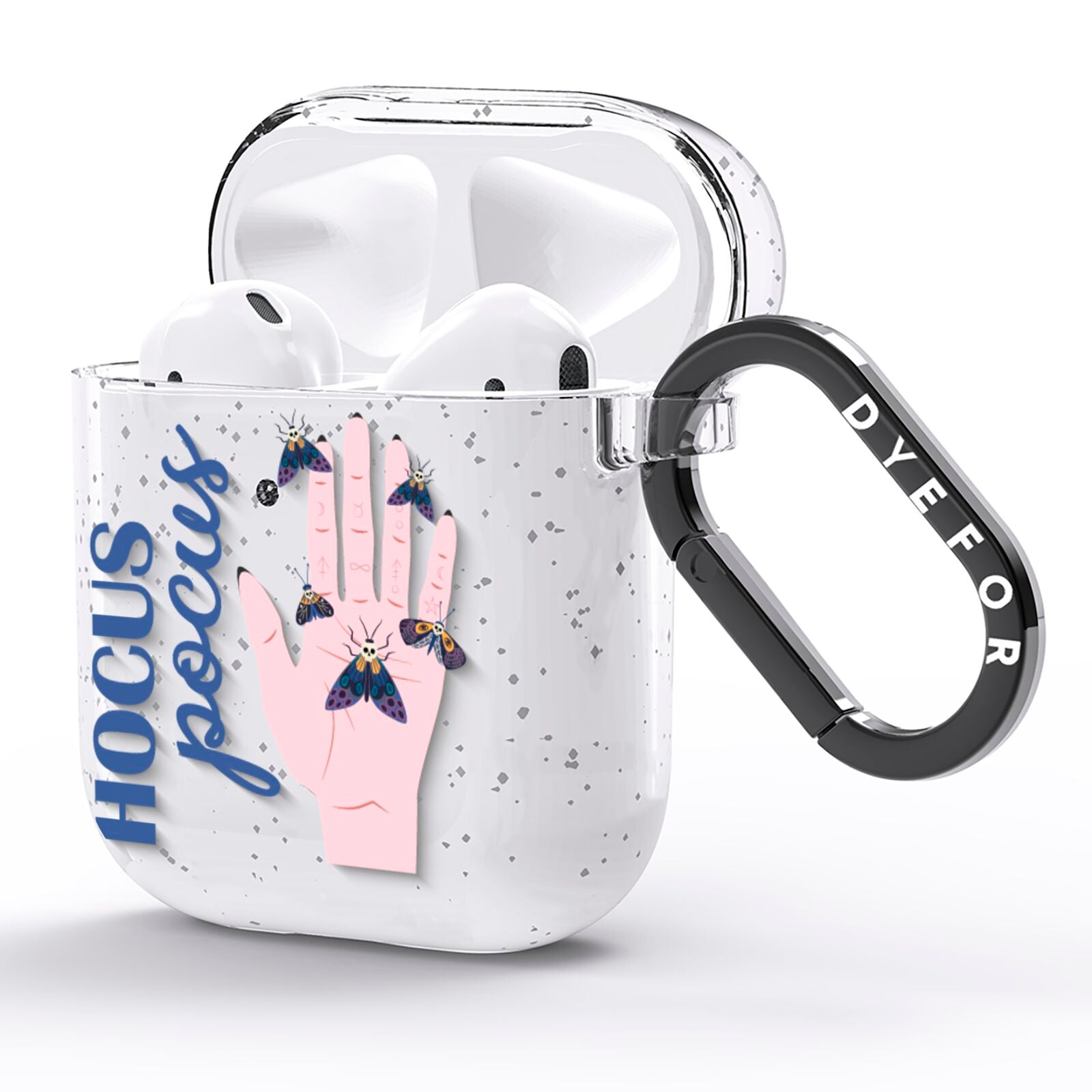Hocus Pocus Witch Hand AirPods Glitter Case Side Image