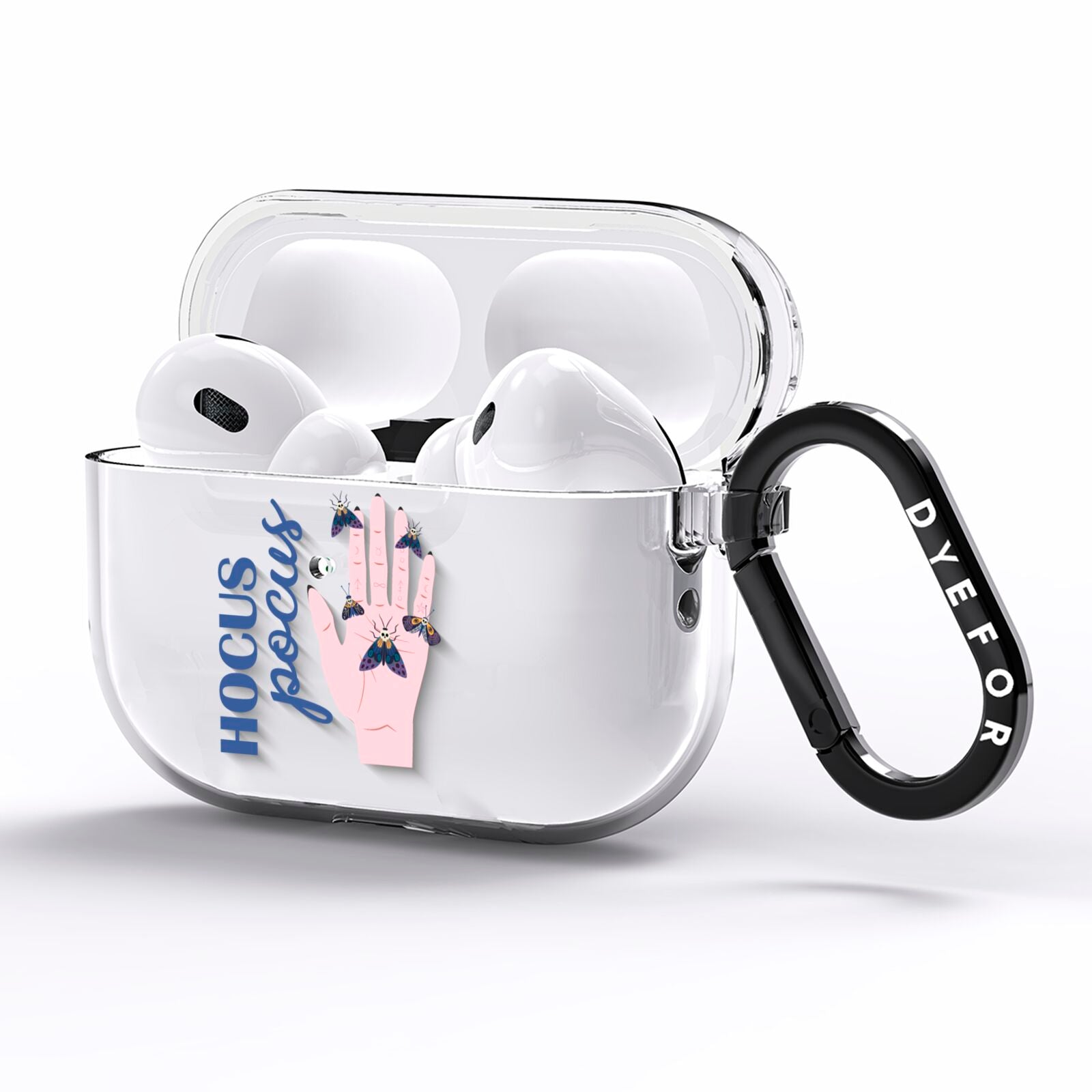 Hocus Pocus Witch Hand AirPods Pro Clear Case Side Image