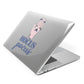 Hocus Pocus Witch Hand Apple MacBook Case Side View