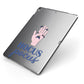 Hocus Pocus Witch Hand Apple iPad Case on Grey iPad Side View