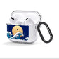 Hokusai Japanese Waves AirPods Clear Case 3rd Gen Side Image