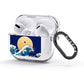 Hokusai Japanese Waves AirPods Glitter Case 3rd Gen Side Image