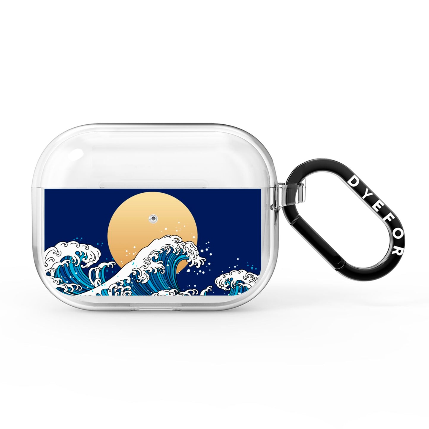 Hokusai Japanese Waves AirPods Pro Clear Case