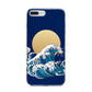 Hokusai Japanese Waves iPhone 7 Plus Bumper Case on Silver iPhone