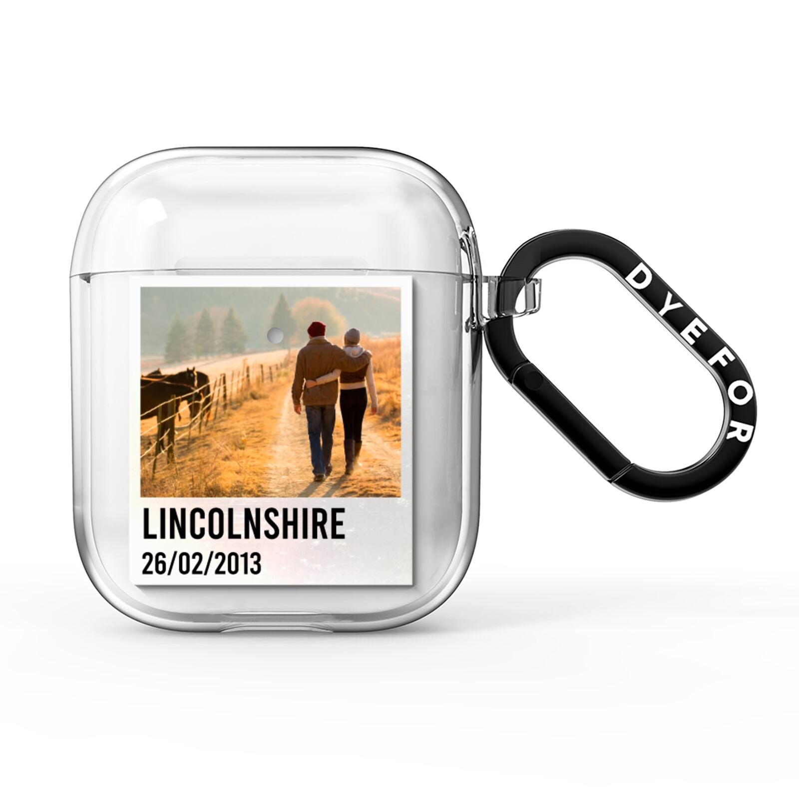 Holiday Memory Personalised Photo AirPods Clear Case
