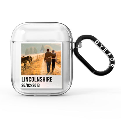 Holiday Memory Personalised Photo AirPods Clear Case