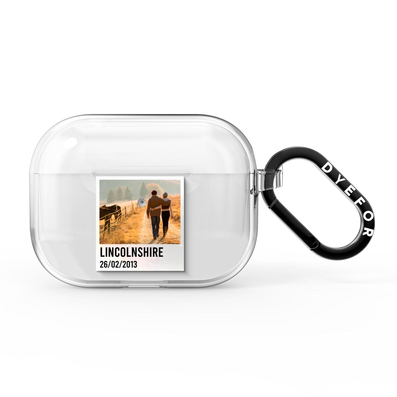 Holiday Memory Personalised Photo AirPods Pro Clear Case