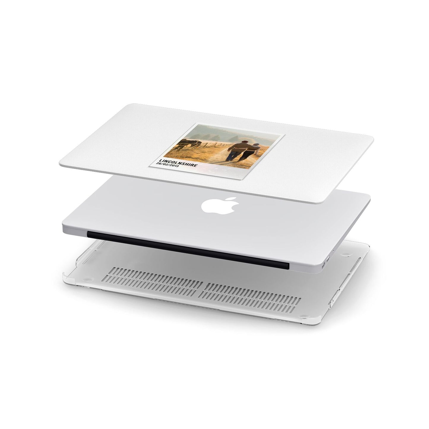 Holiday Memory Personalised Photo Apple MacBook Case in Detail