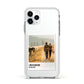 Holiday Memory Personalised Photo Apple iPhone 11 Pro in Silver with White Impact Case