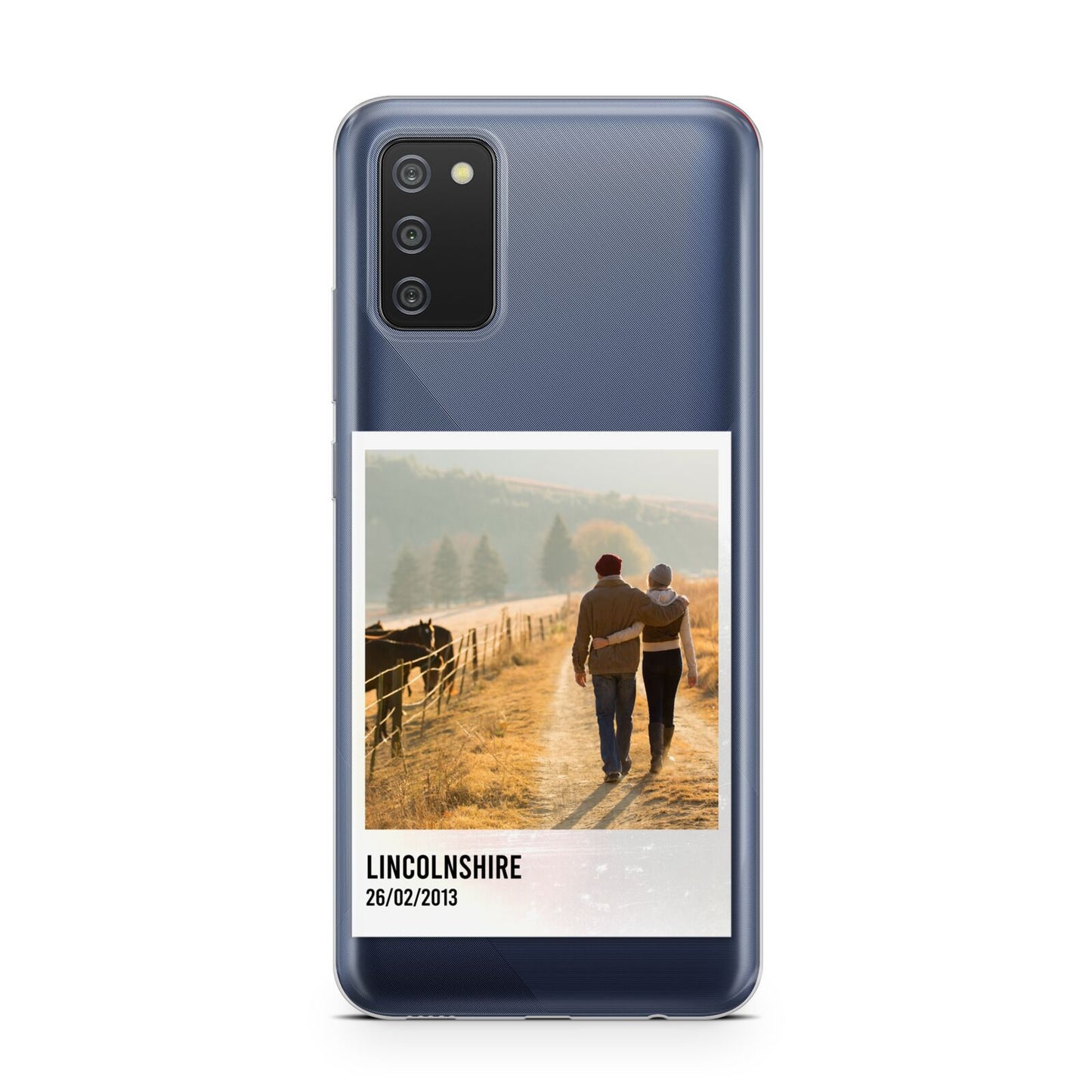 Holiday Memory Personalised Photo Samsung A02s Case