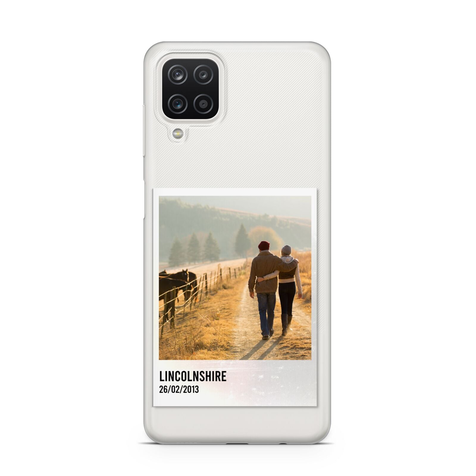 Holiday Memory Personalised Photo Samsung A12 Case