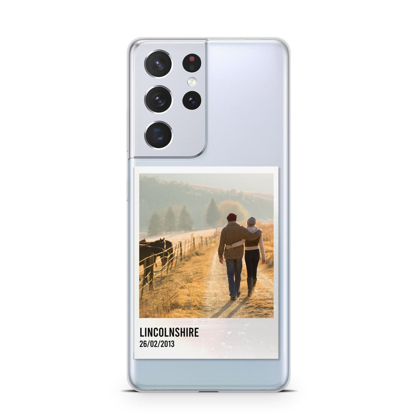 Holiday Memory Personalised Photo Samsung S21 Ultra Case
