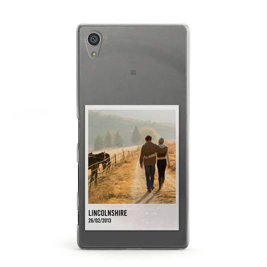 Holiday Memory Personalised Photo Sony Xperia Case
