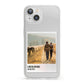Holiday Memory Personalised Photo iPhone 13 Clear Bumper Case
