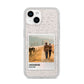 Holiday Memory Personalised Photo iPhone 14 Glitter Tough Case Starlight