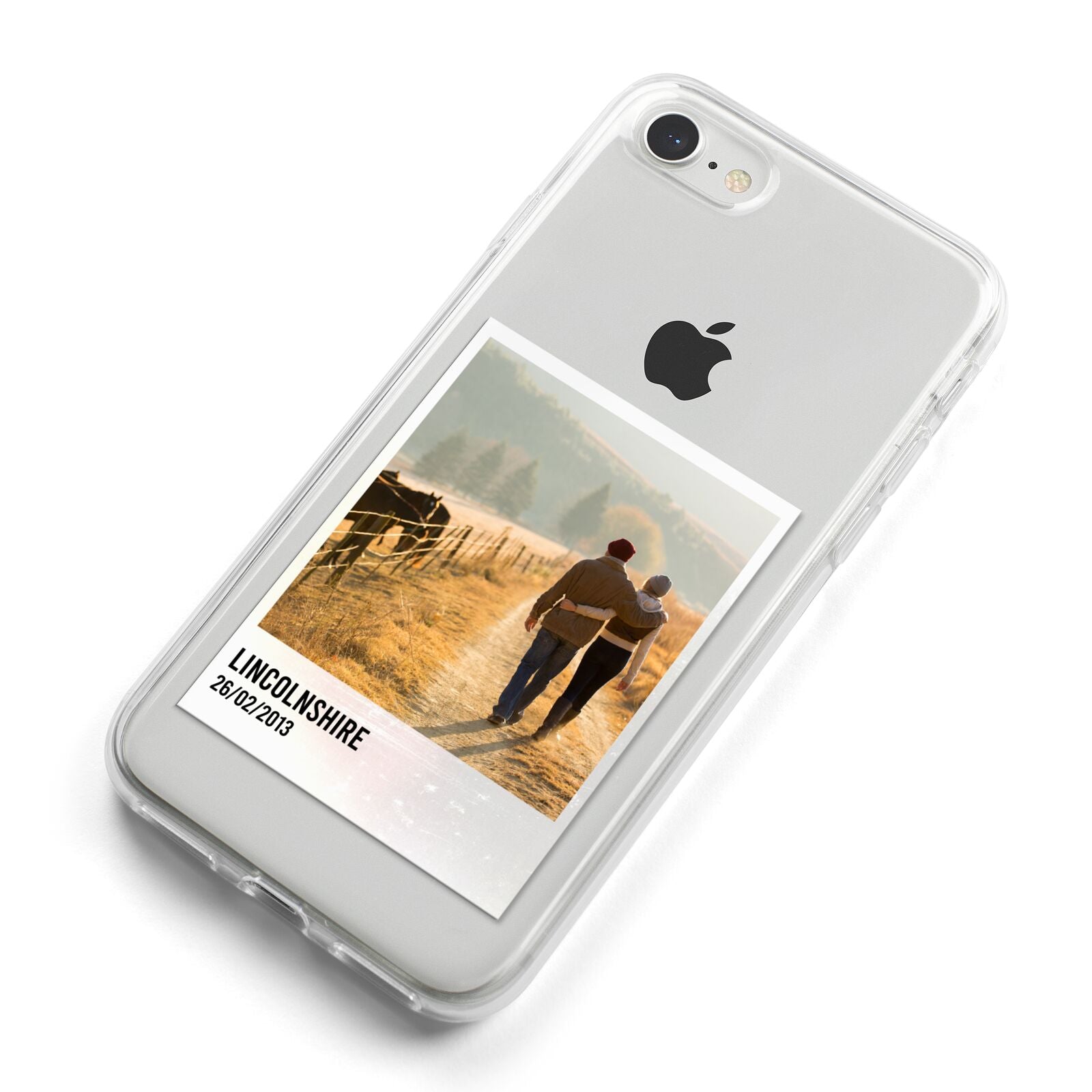 Holiday Memory Personalised Photo iPhone 8 Bumper Case on Silver iPhone Alternative Image