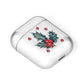 Holly berry AirPods Case Laid Flat