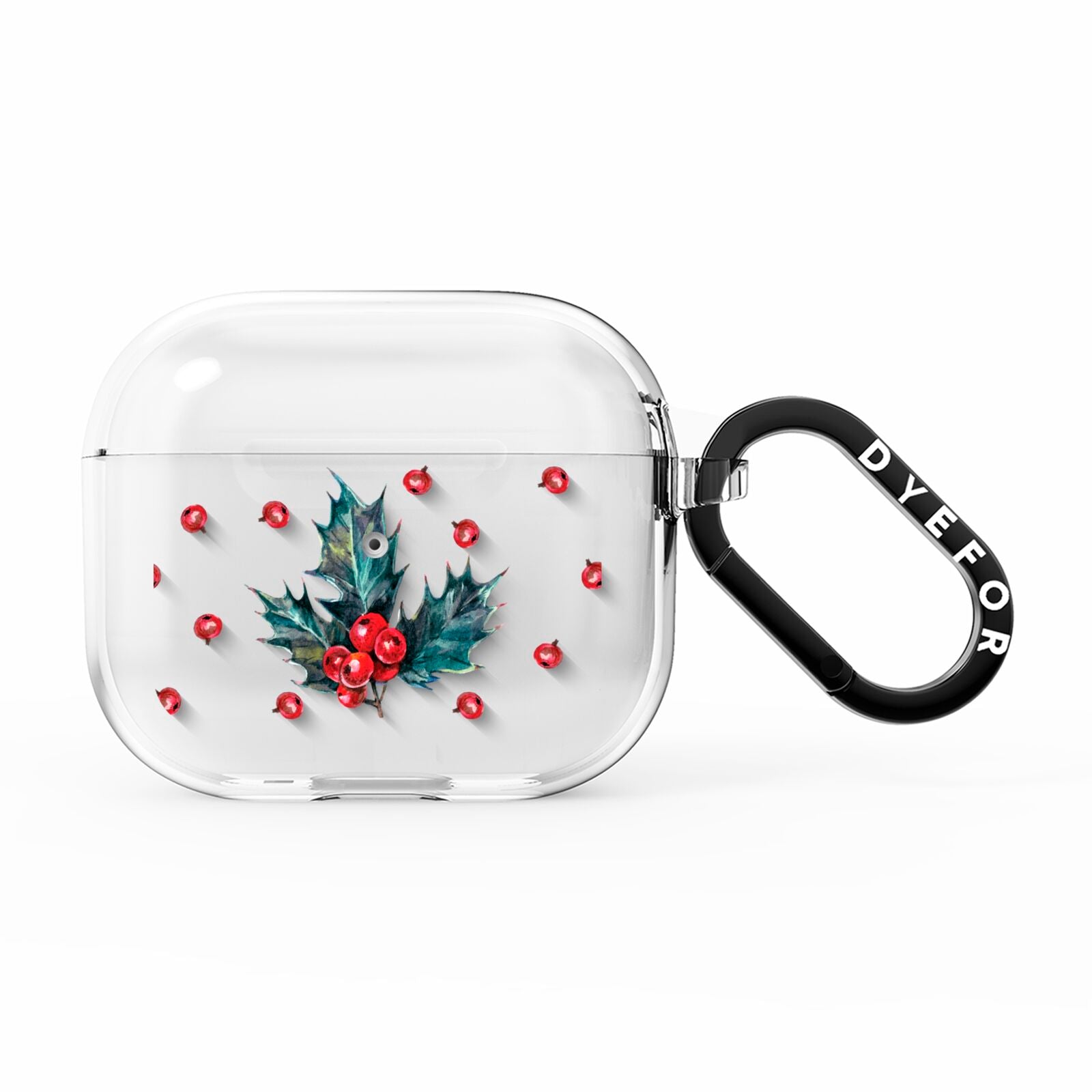 Holly berry AirPods Clear Case 3rd Gen