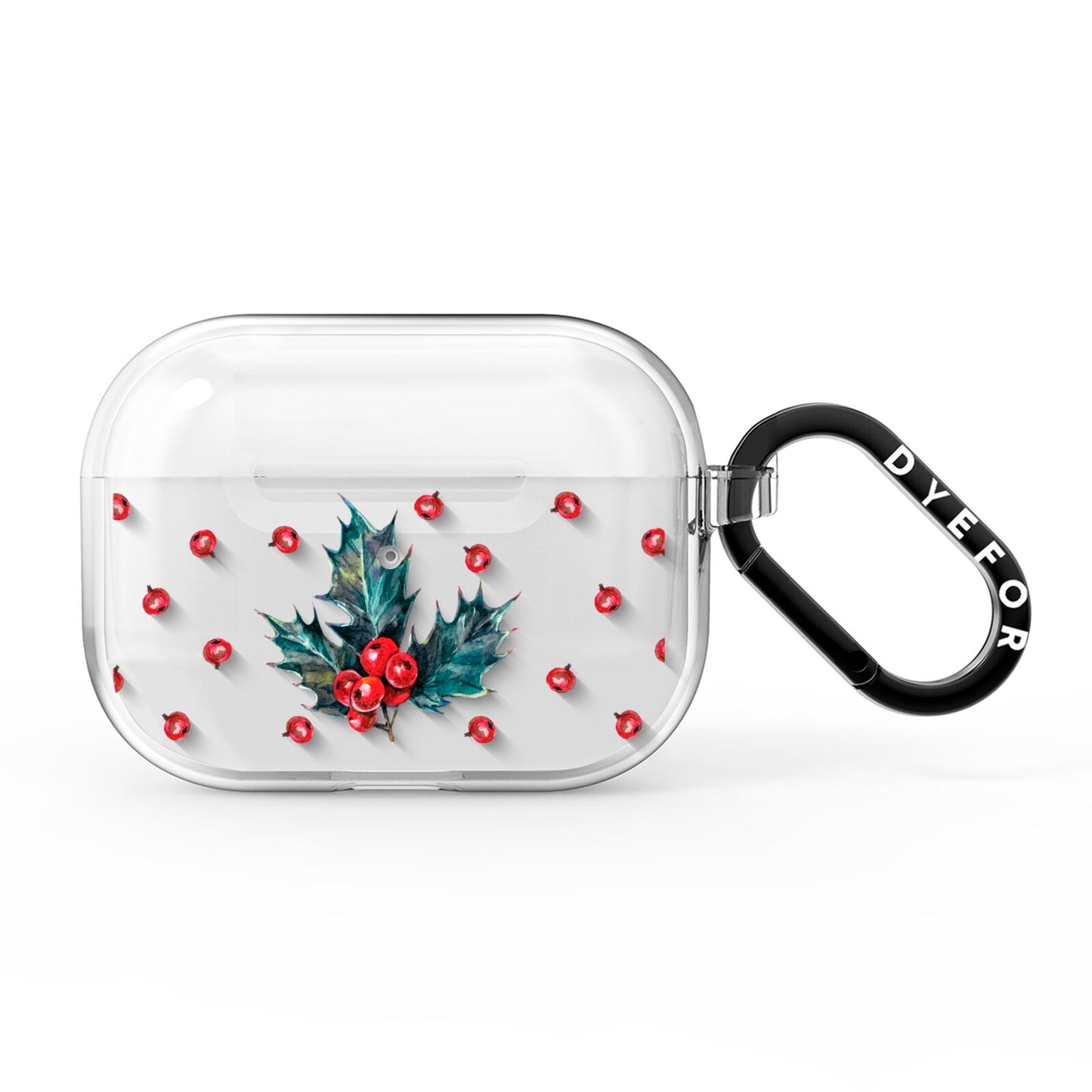 Holly berry AirPods Pro Clear Case