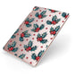 Holly berry Apple iPad Case on Rose Gold iPad Side View