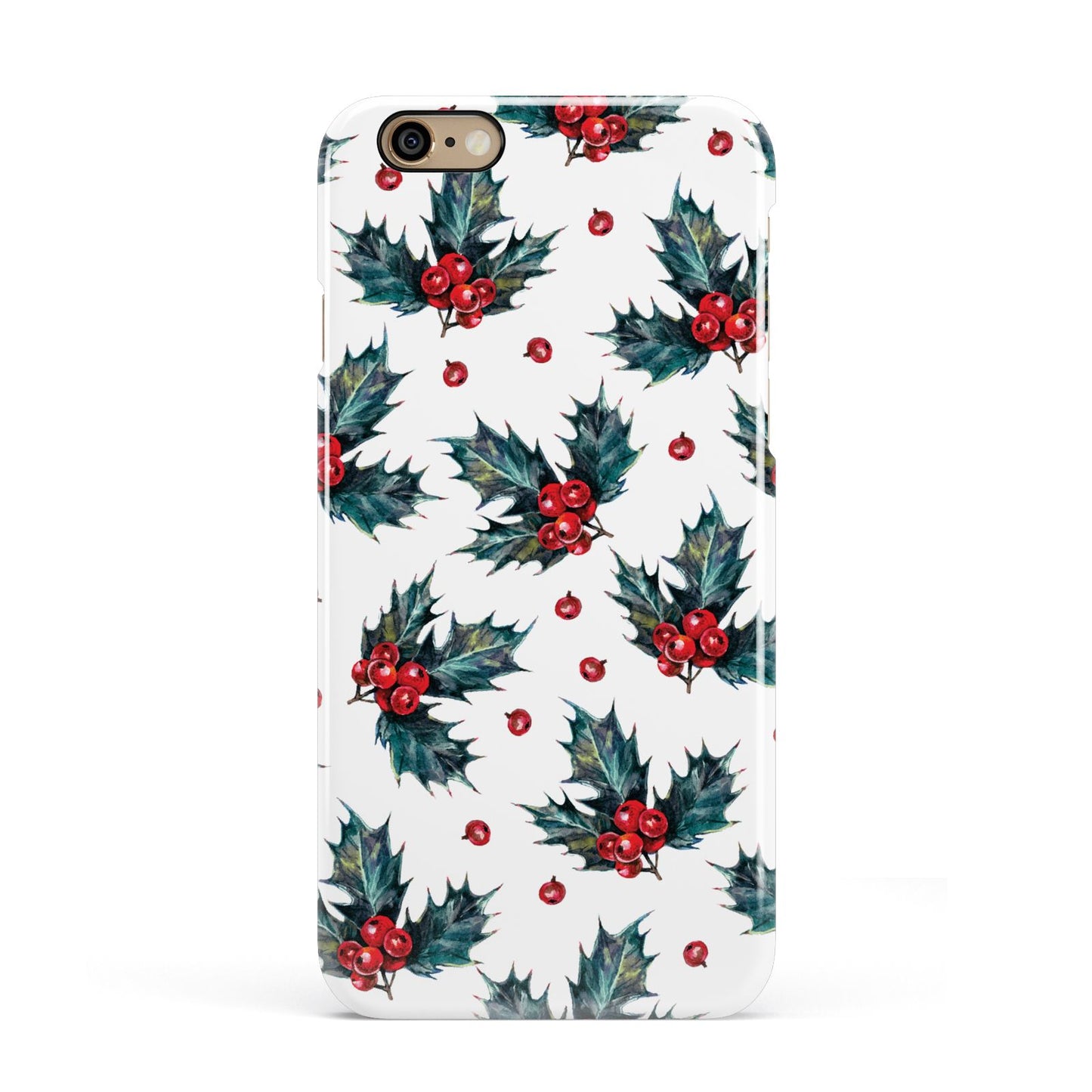 Holly berry Apple iPhone 6 3D Snap Case