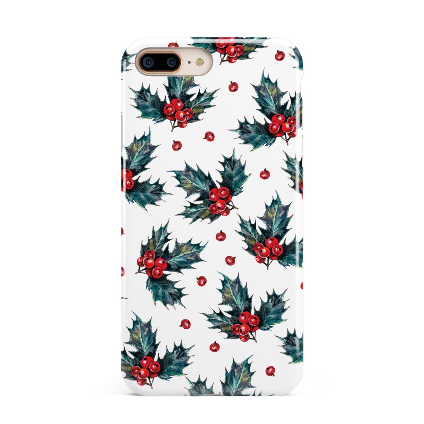 Holly berry Apple iPhone 7 8 Plus 3D Tough Case