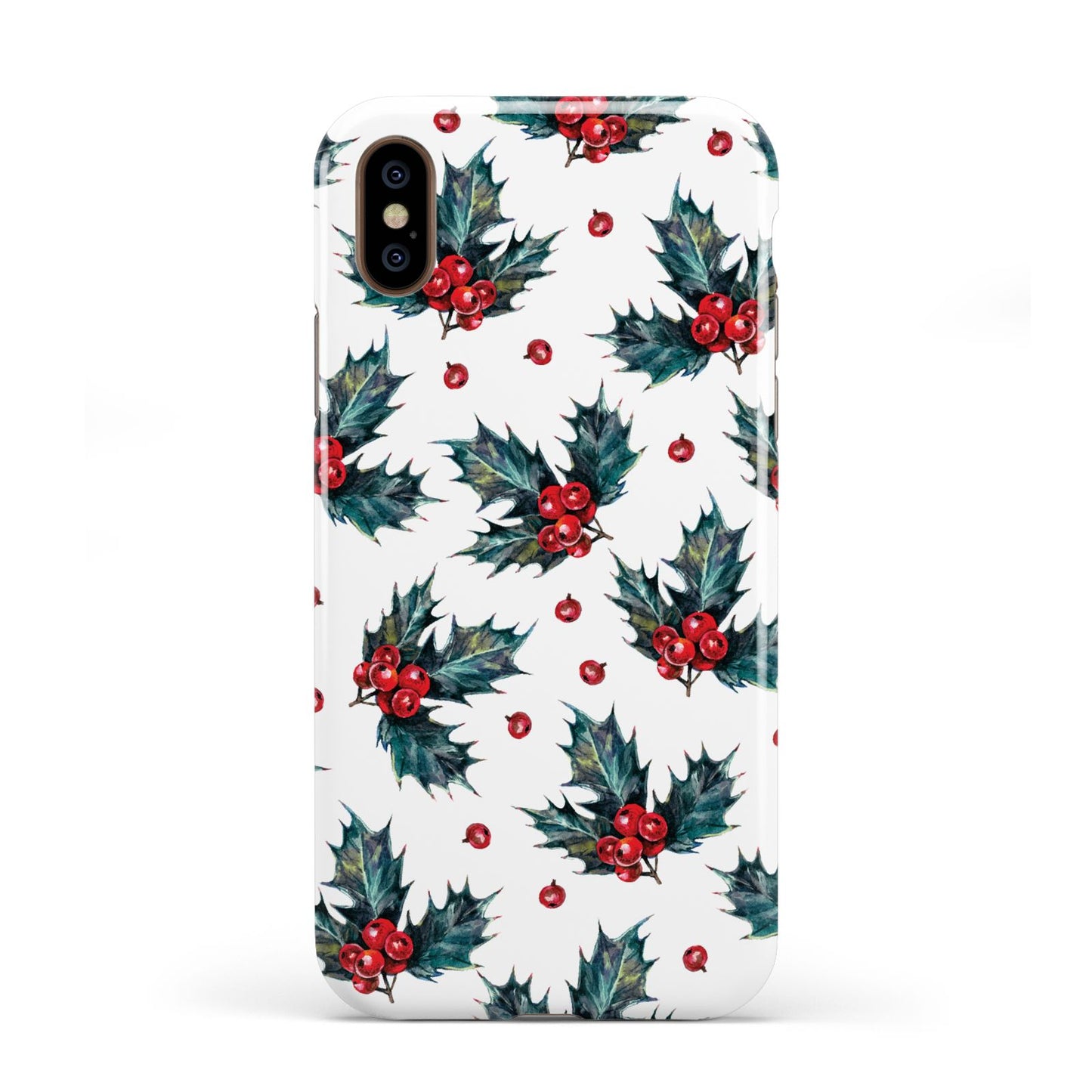Holly berry Apple iPhone XS 3D Tough
