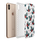 Holly berry Apple iPhone Xs Max 3D Tough Case Expanded View