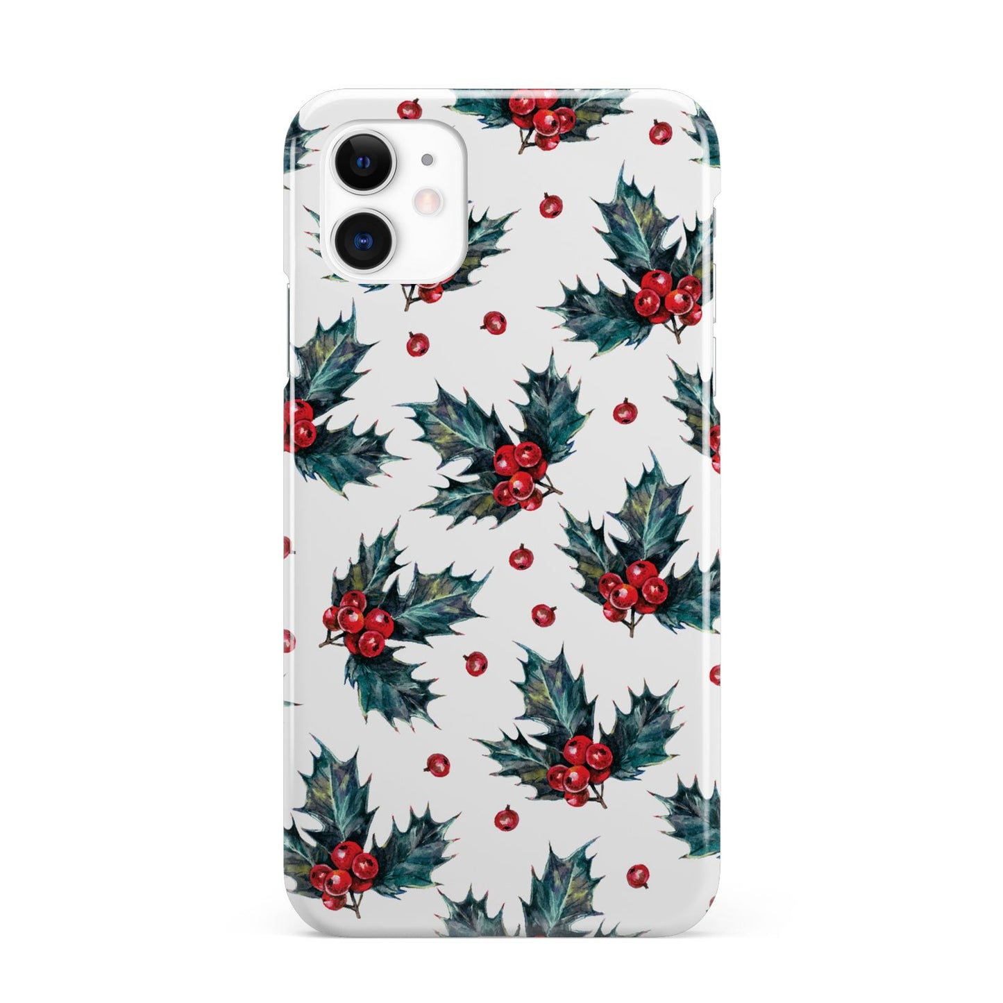Holly berry iPhone 11 3D Snap Case