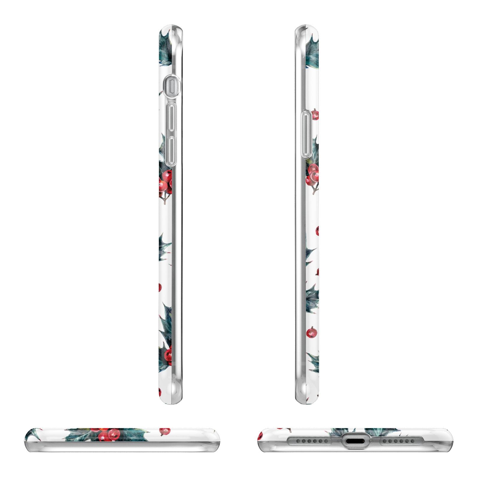 Holly berry iPhone 11 Pro 3D Tough Case Angle Images