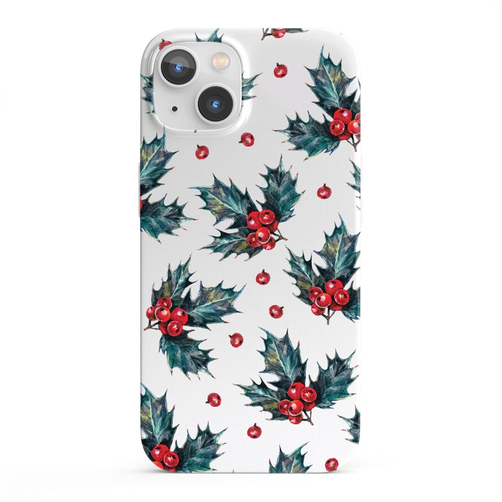 Holly berry iPhone 13 Full Wrap 3D Snap Case