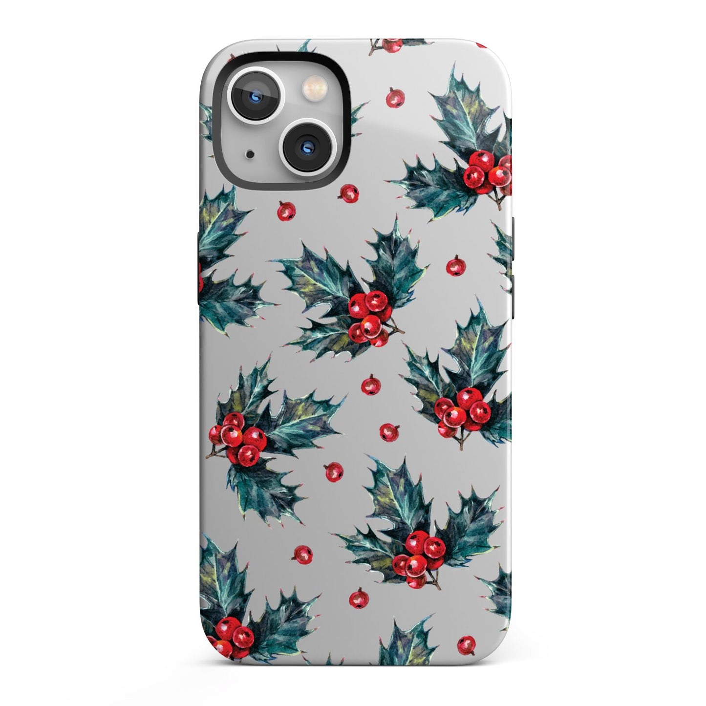 Holly berry iPhone 13 Full Wrap 3D Tough Case