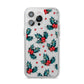 Holly berry iPhone 14 Pro Max Clear Tough Case Silver