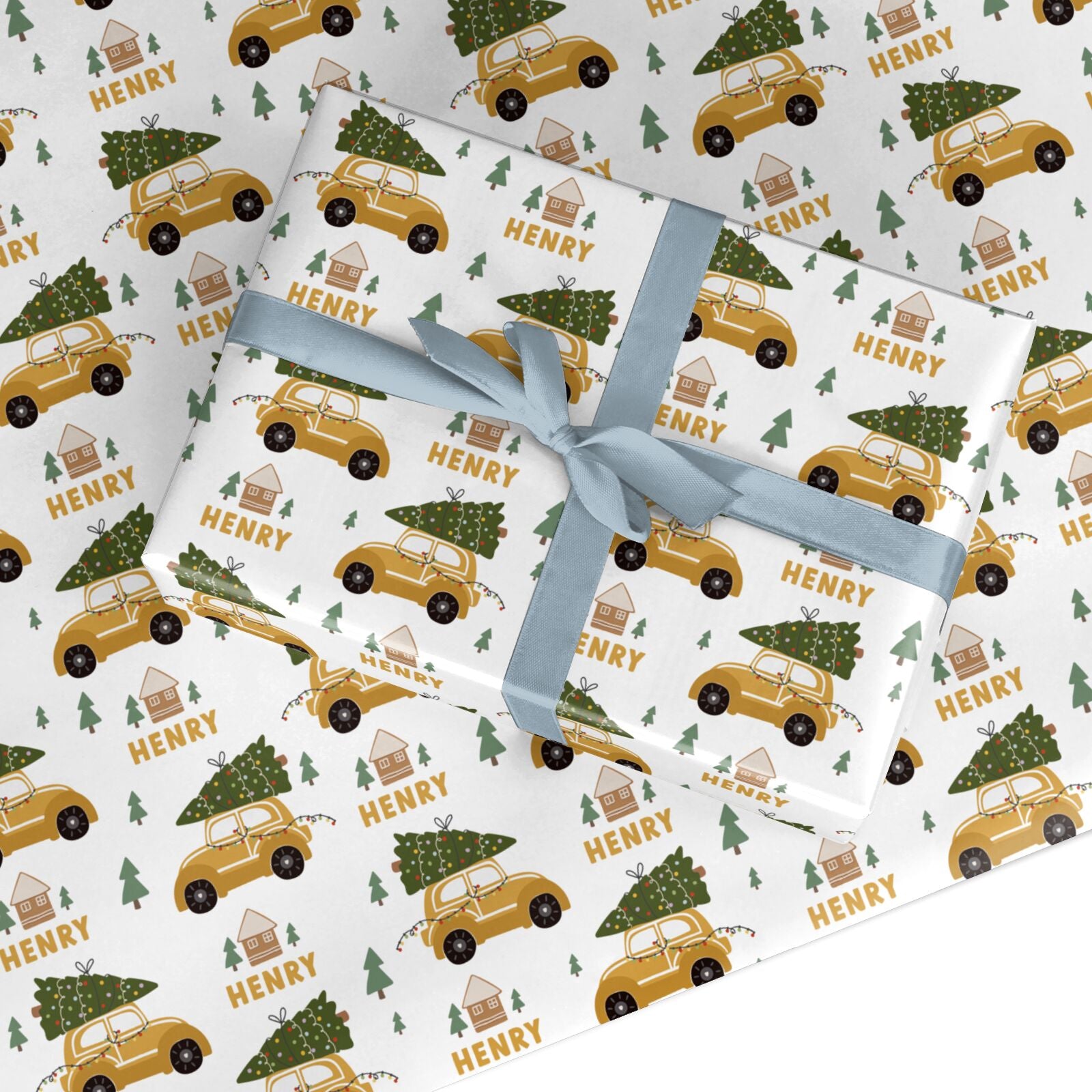 Home for Christmas Custom Wrapping Paper