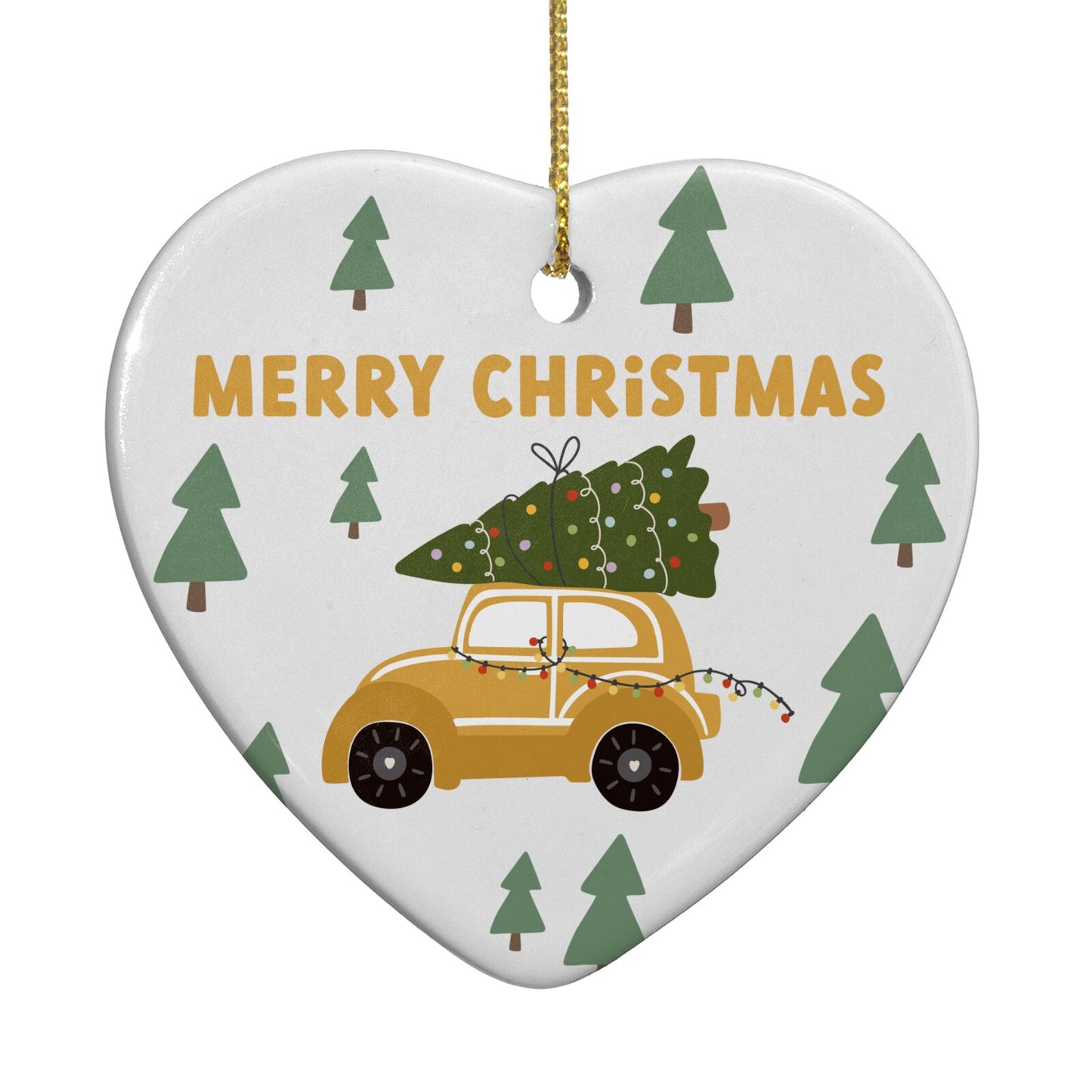 Home for Christmas Heart Decoration