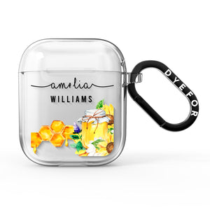 Honey Personalised Names AirPods Case