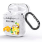 Honey Personalised Names AirPods Glitter Case Side Image