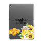 Honey Personalised Names Apple iPad Grey Case