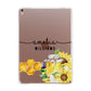 Honey Personalised Names Apple iPad Rose Gold Case